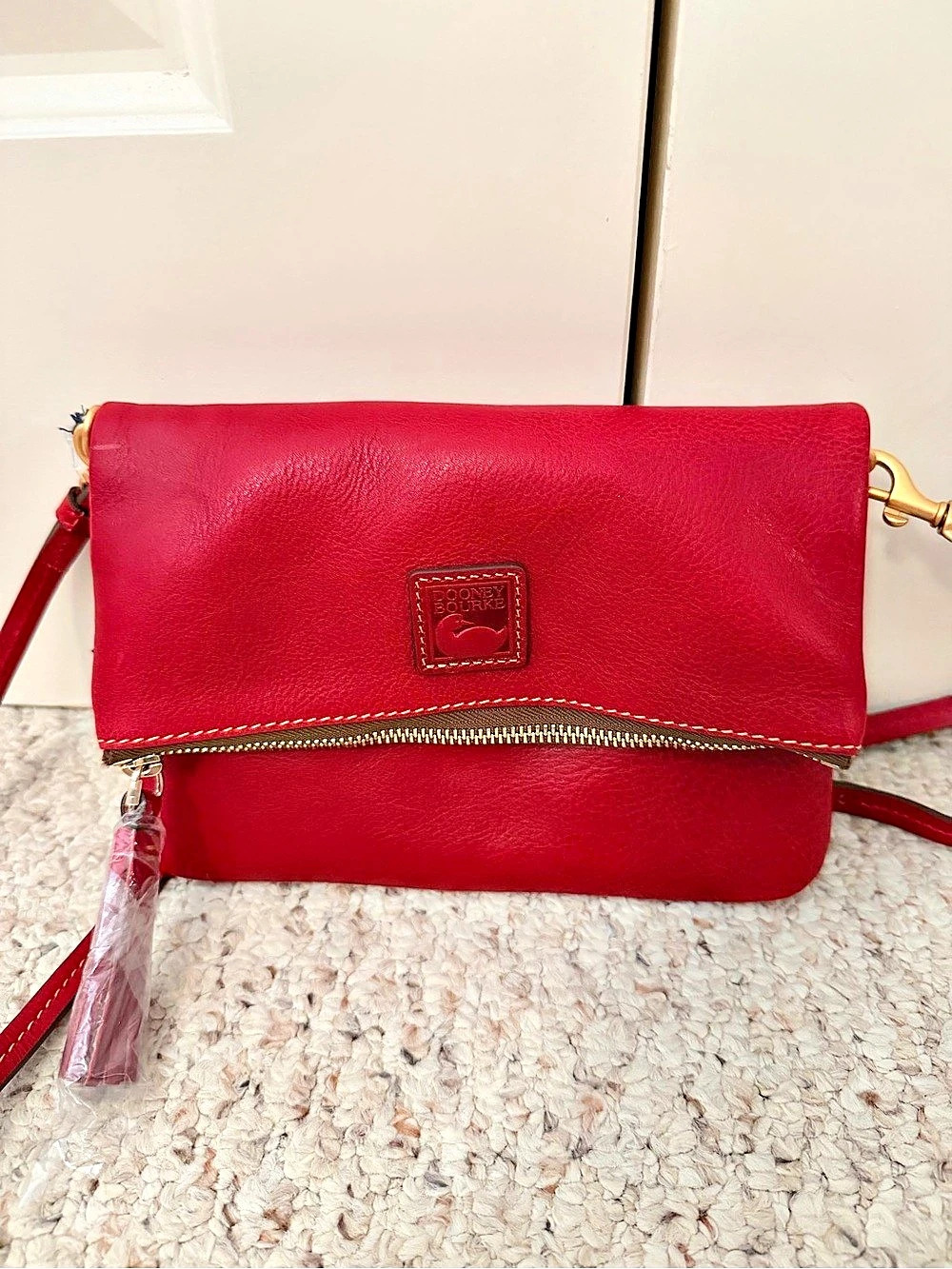 Dooney and Bourke Crossbody Bag in Red NWT